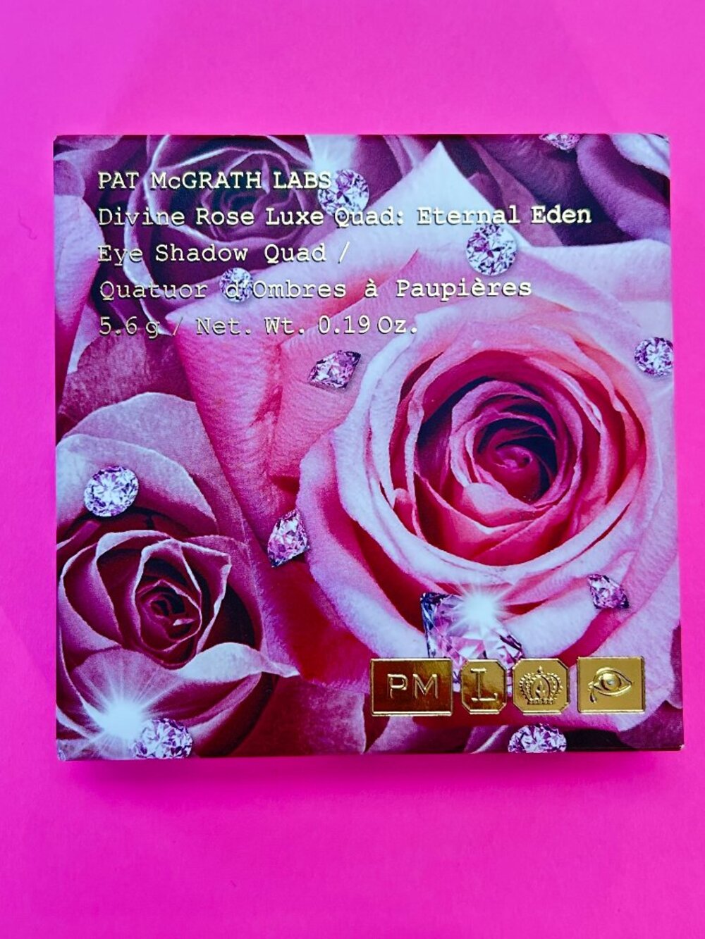 BNIB PAT McGRATH LABS Divine Rose Luxe Quad: Eternal Eden Eyeshadow Palette NIB